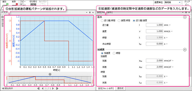 運転パターンの設定方法 運転パターンの設定方法5-6